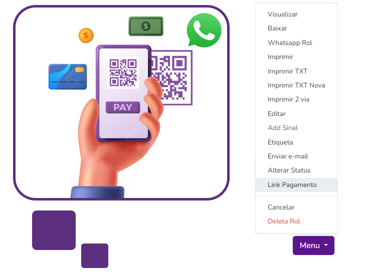 Controle de delivery e coleta - LoveWeb