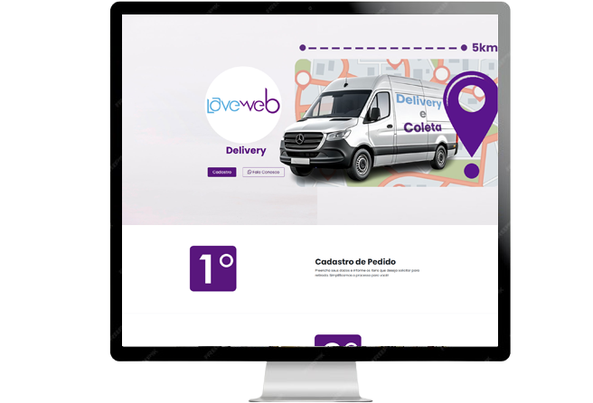 Página de solicitação de coleta